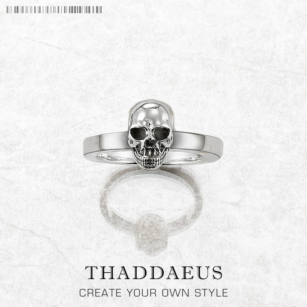 Gothic Skull Ring - Ring Skull Europe Rebel Steet Fine