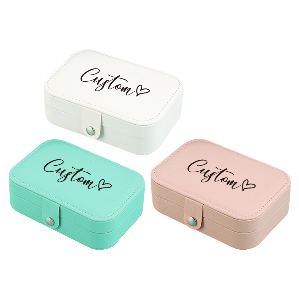 Jewelry & Watches Review - Personalized Customized Portable Button Jewelry Box