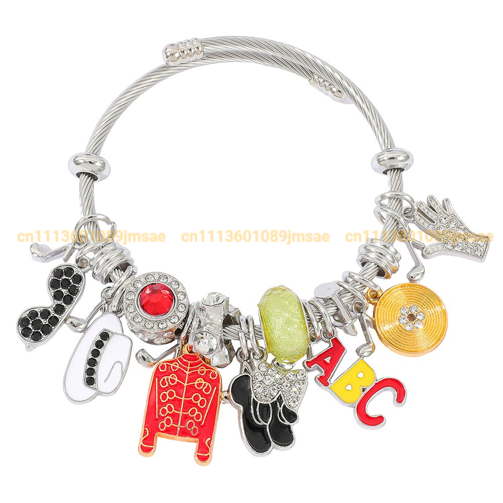 Jewelry & Watches Review - Michael Jackson Fashion Charm Bangle Bracelet