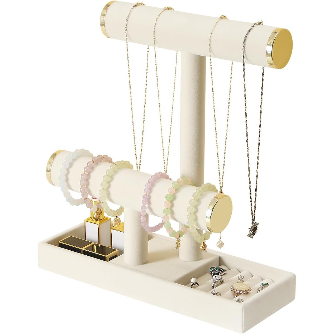 Jewelry Organizer Watches - Jewelry Holder Stand, 2 Tier Necklace