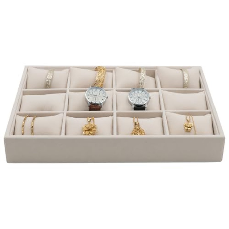 Jewelry Organizer Watches - Jewelry Watch Tray, Velvet Watch Jewelry