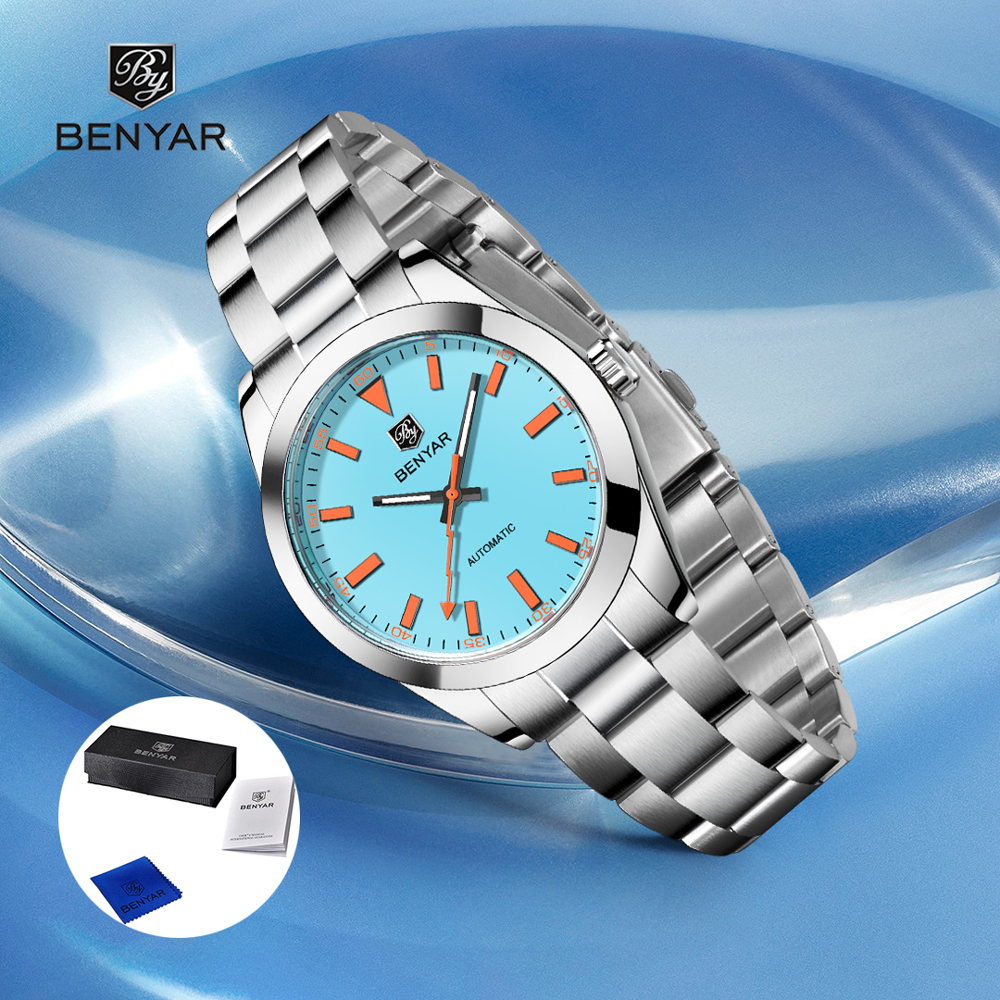 Mens Mechanical Watch - 2026 New BENYAR Men's Watches Top