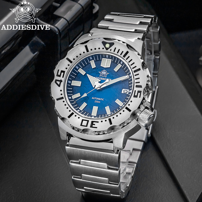 Mens Mechanical Watch - ADDIESDIVE Watch For Men BGW9 Luminous