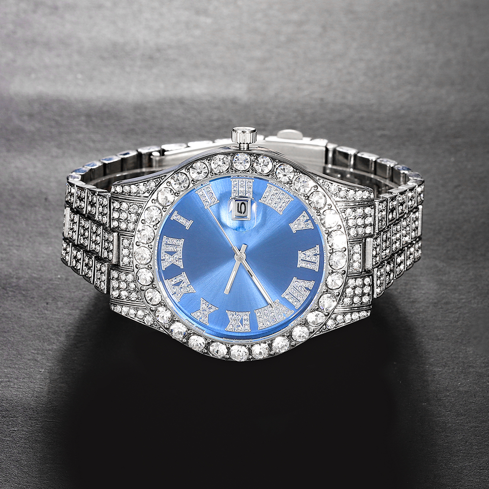 Jewelry Watches For Men - New Punk Men Watch Iced Out