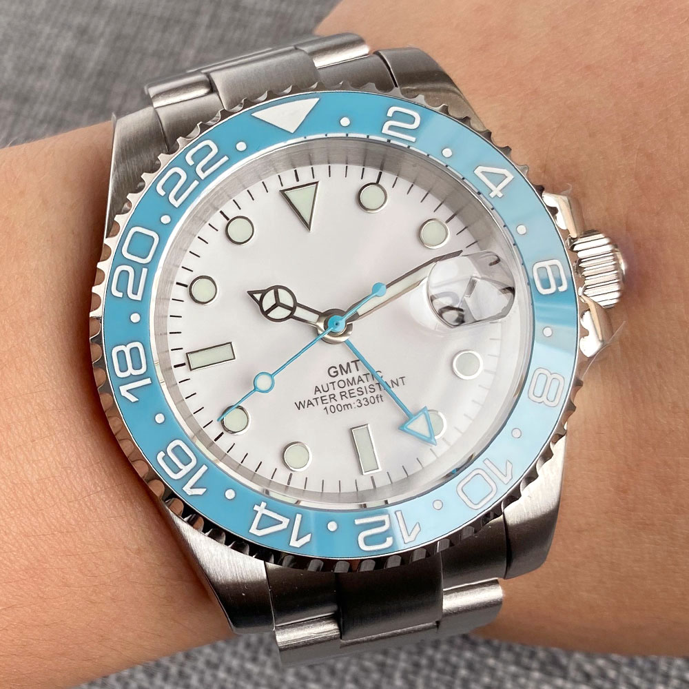 Customized 40mm Ice Blue Dial  – обзор и цена Jewelry Watches For Men