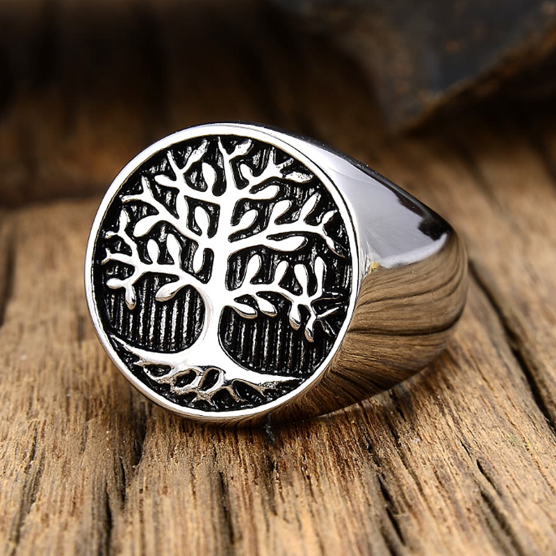 Classic Tree of Lift Signet Ri – обзор и цена Mens Signet Ring