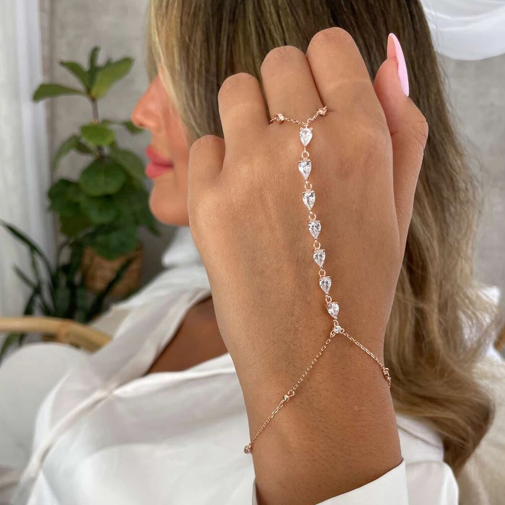 Fashion Zircon Teardrop Finger – обзор и цена Jewelry & Watches Review