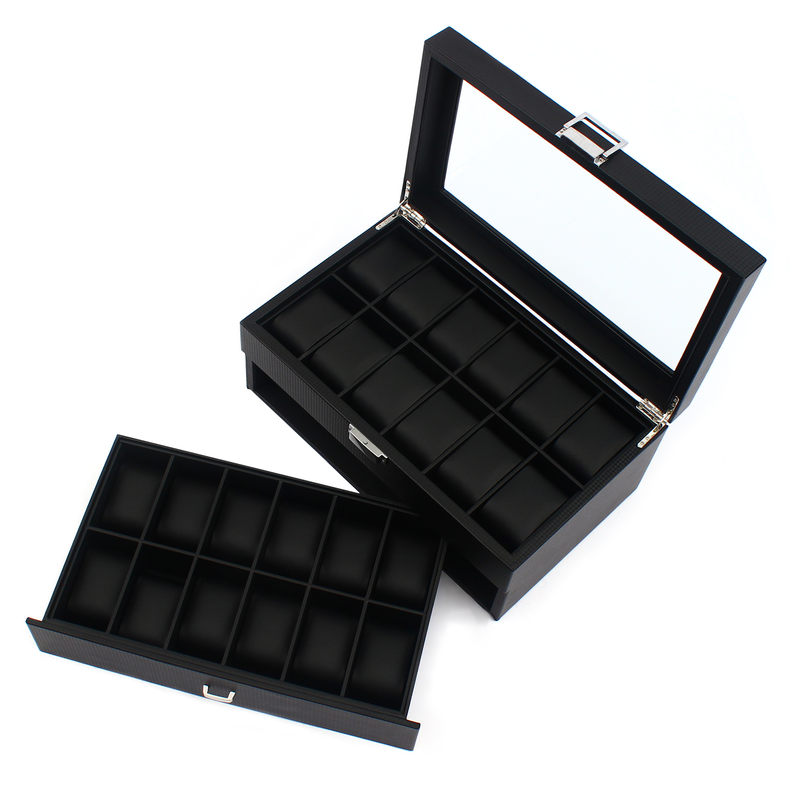 24 Slot Watch Storage Box Disp – обзор и цена Jewelry Organizer Watches