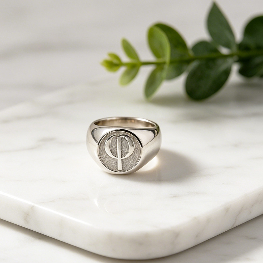 15mm Customized Signet Men Rin – обзор и цена Mens Signet Ring