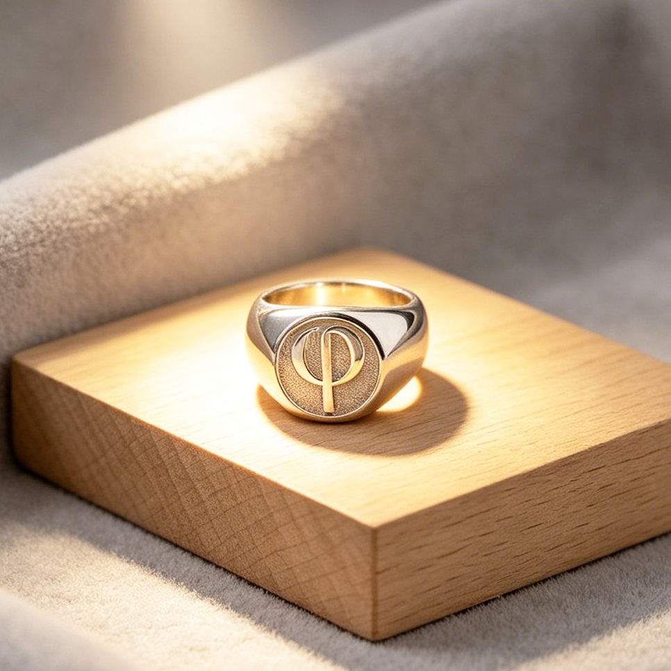 15mm Customized Signet Men Rin – обзор и цена Mens Signet Ring