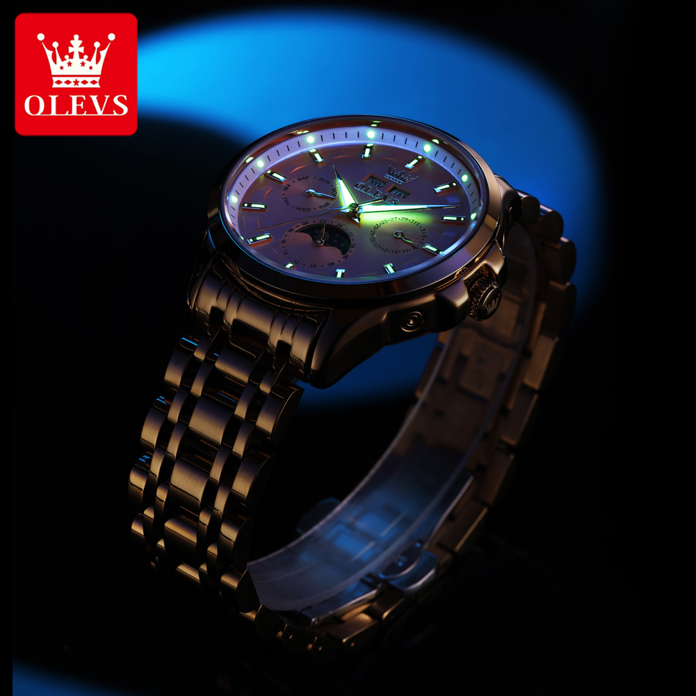 OLEVS 7070 Automatic Watch Men – обзор и цена Mens Mechanical Watch