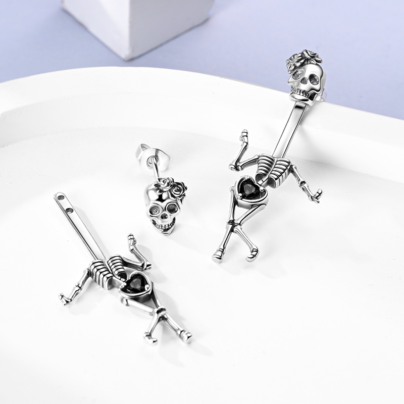 Halloween Earrings Ring Neckla – обзор и цена Gothic Skull Ring