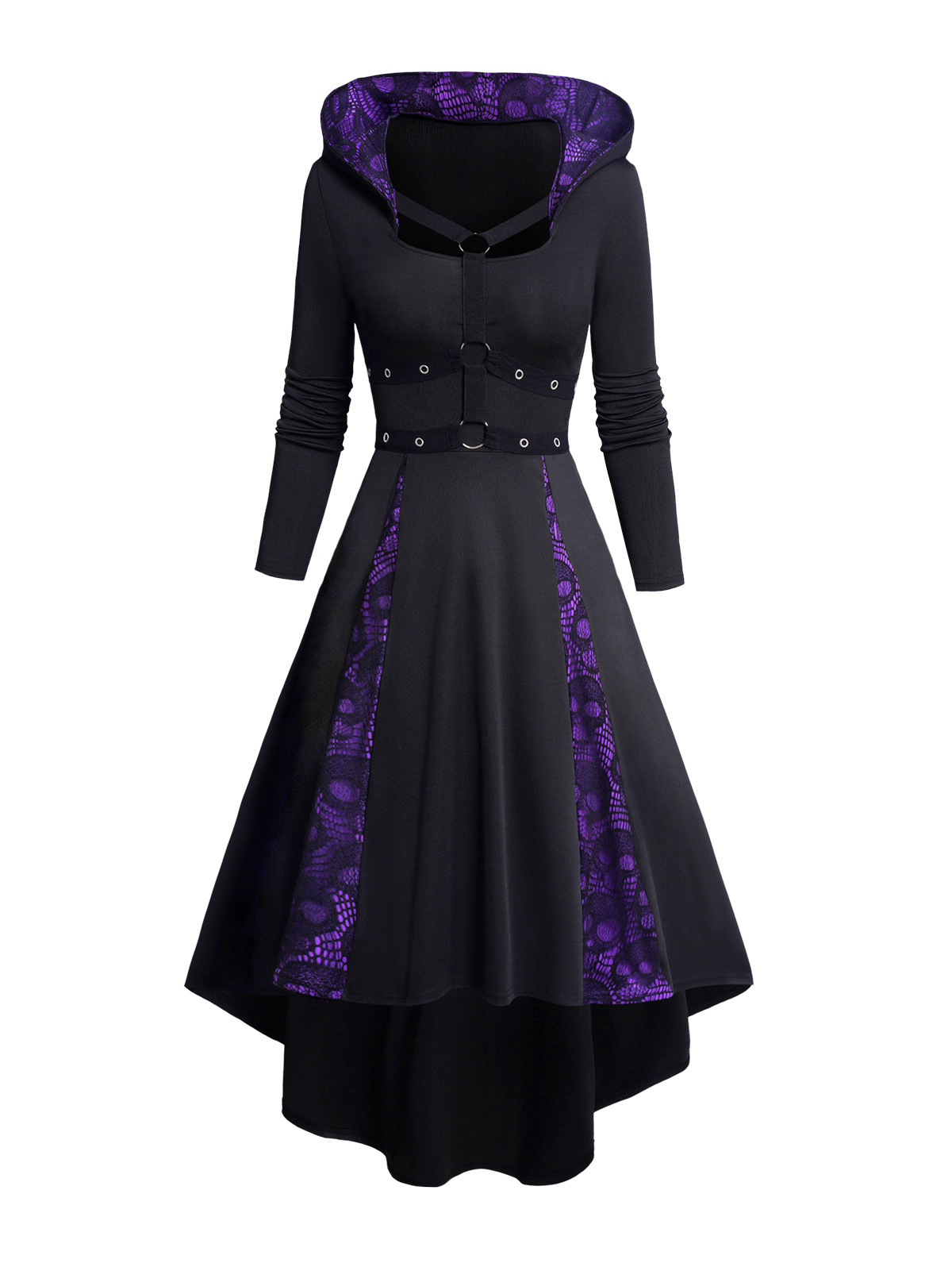 Women's Hoodie Dresses Hallowe – обзор и цена Gothic Skull Ring