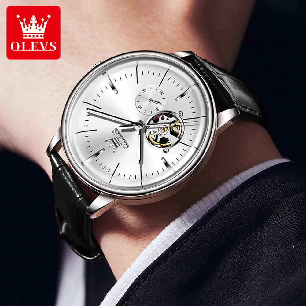 OLEVS Casual Fashion Men's Wat – обзор и цена Mens Mechanical Watch