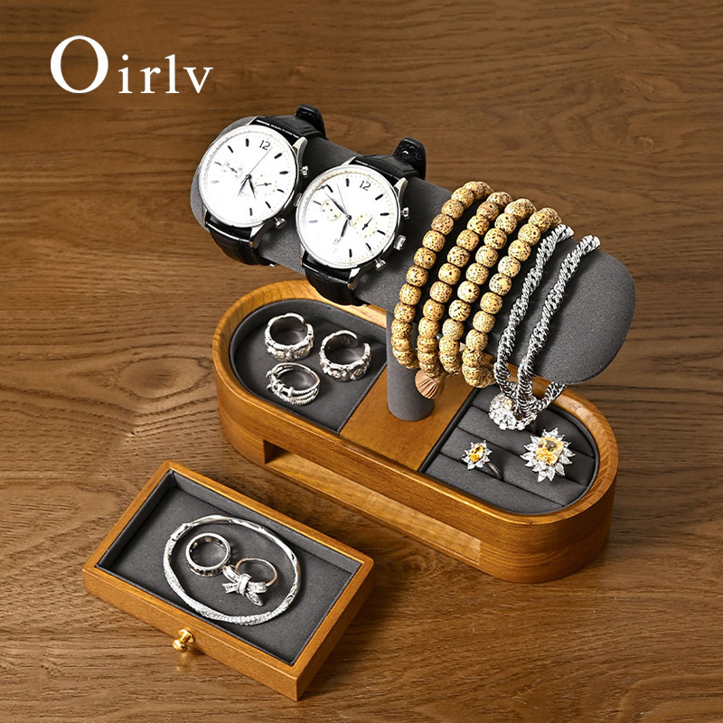 Oirlv Solid Wood Watch Organiz – обзор и цена Jewelry Organizer Watches