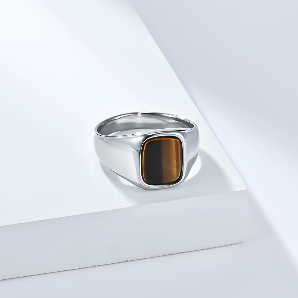 New Fashion Vintage Stainless  – обзор и цена Mens Signet Ring