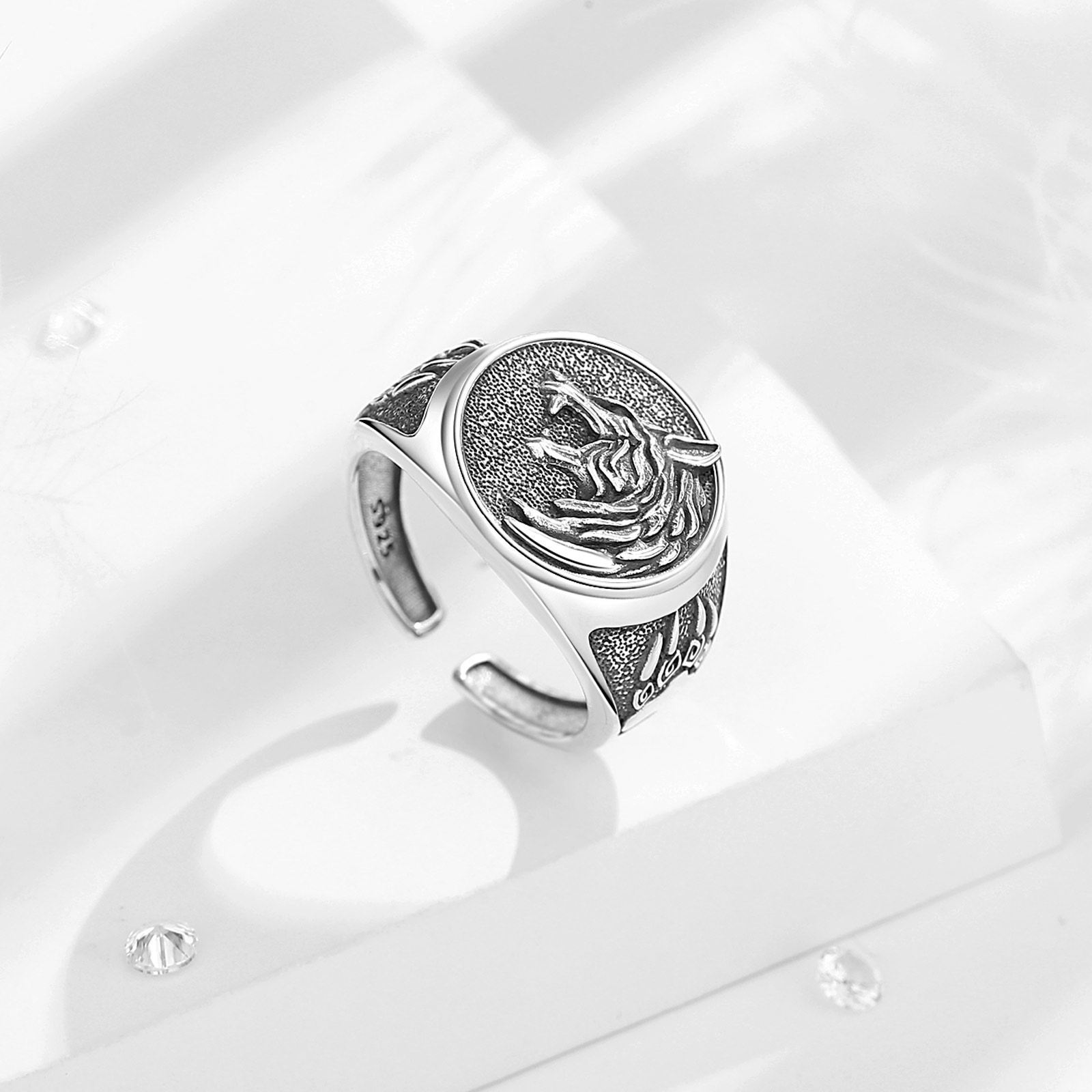 Eudora 925 Sterling Silver Vik – обзор и цена Mens Signet Ring