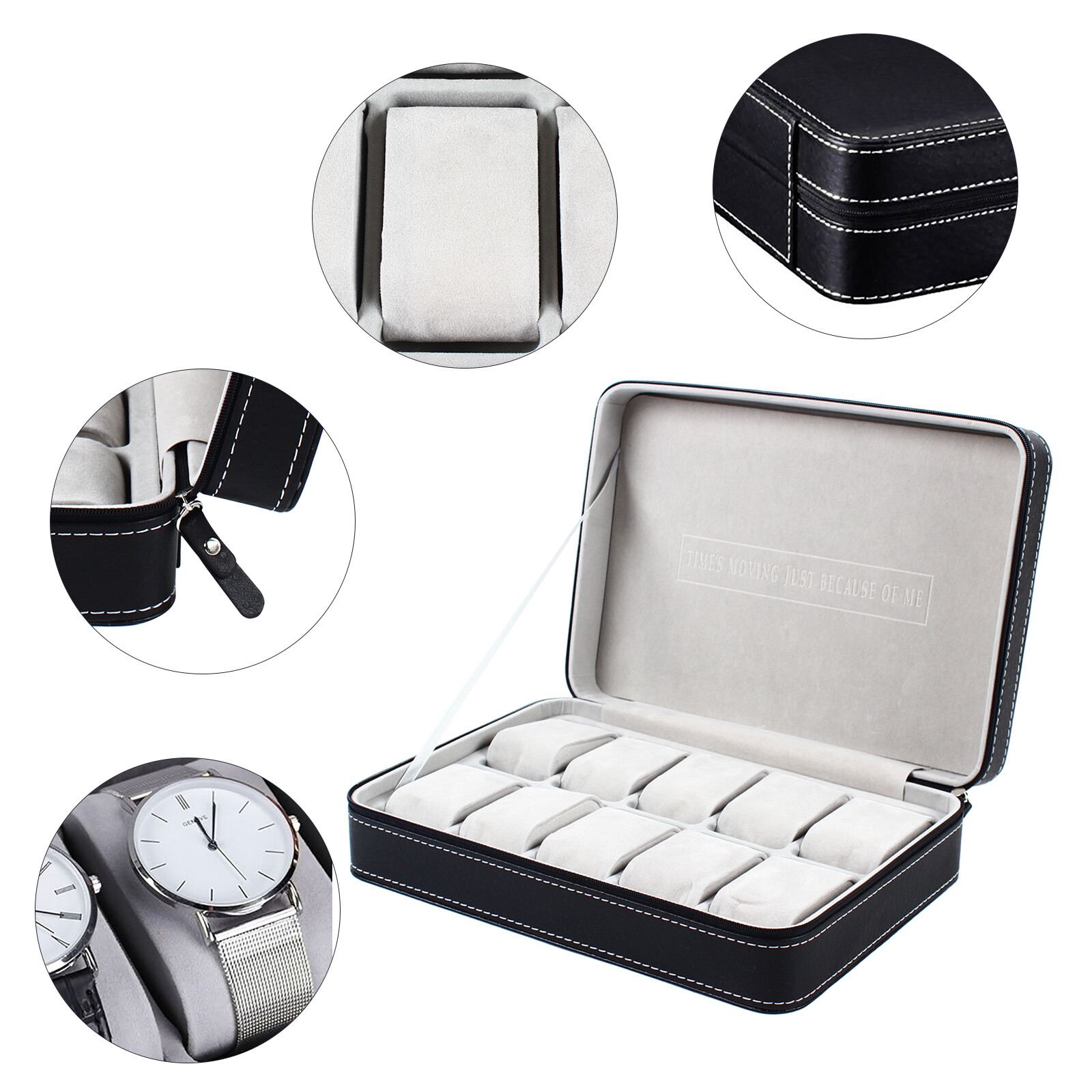 Bymaocar Portable 6 Slot Zippe – обзор и цена Jewelry Organizer Watches
