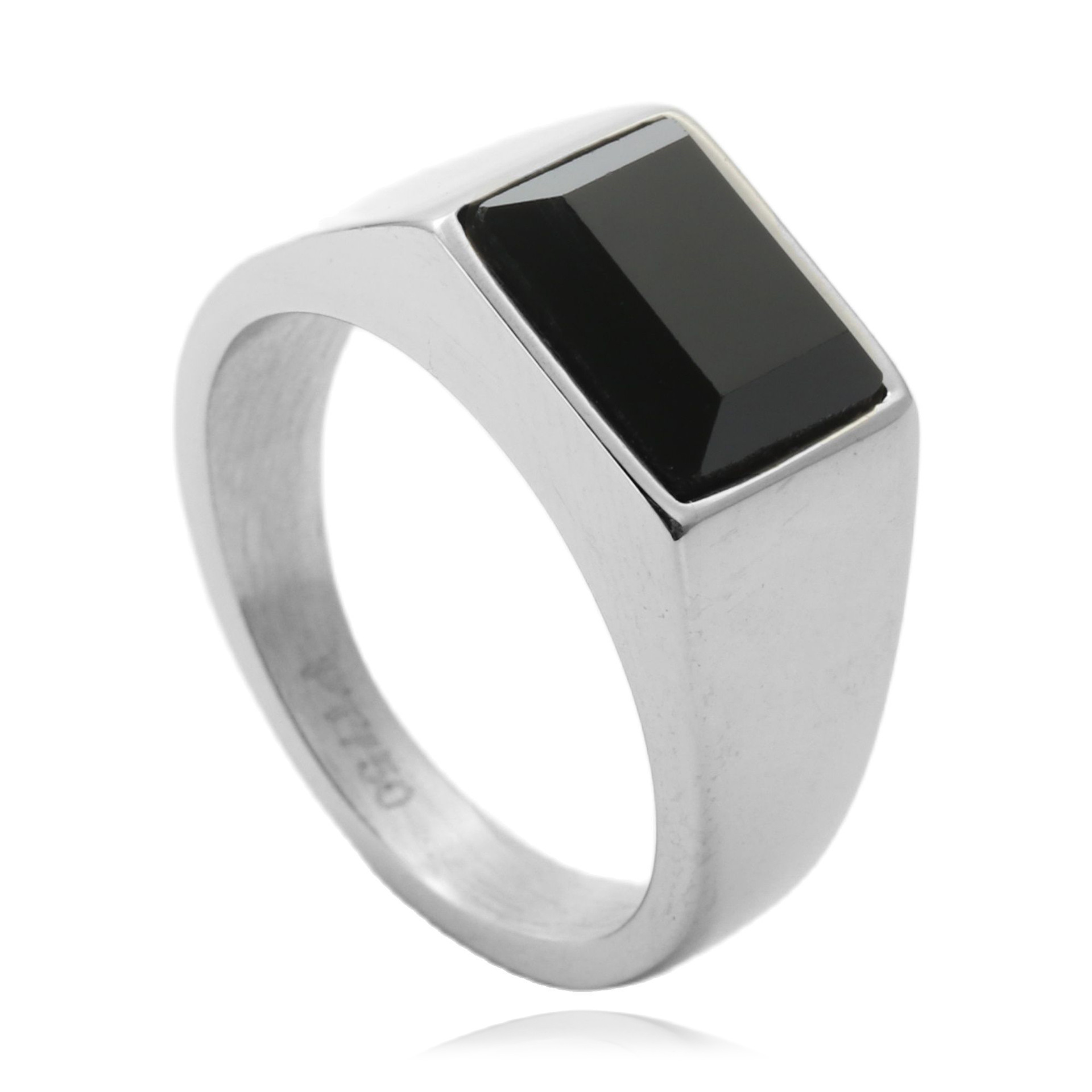 5 pieces Square Mens Black Sto – обзор и цена Mens Signet Ring