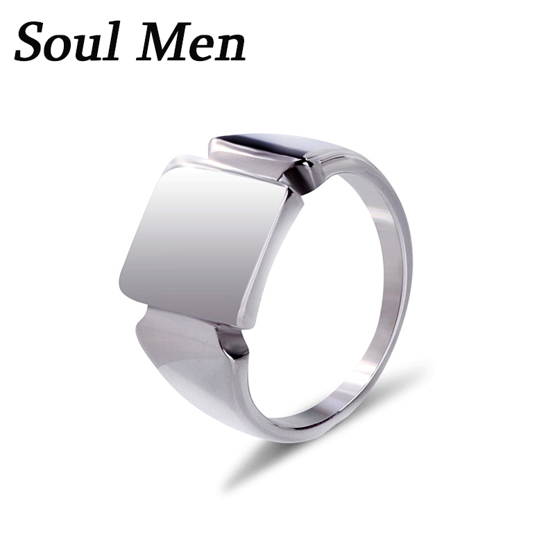 Soul Men Titanium Steel Rings  – обзор и цена Mens Signet Ring