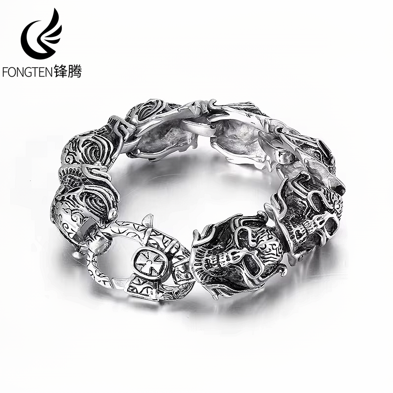Fongten Gothic 20cm Bracelet f – обзор и цена Gothic Skull Ring