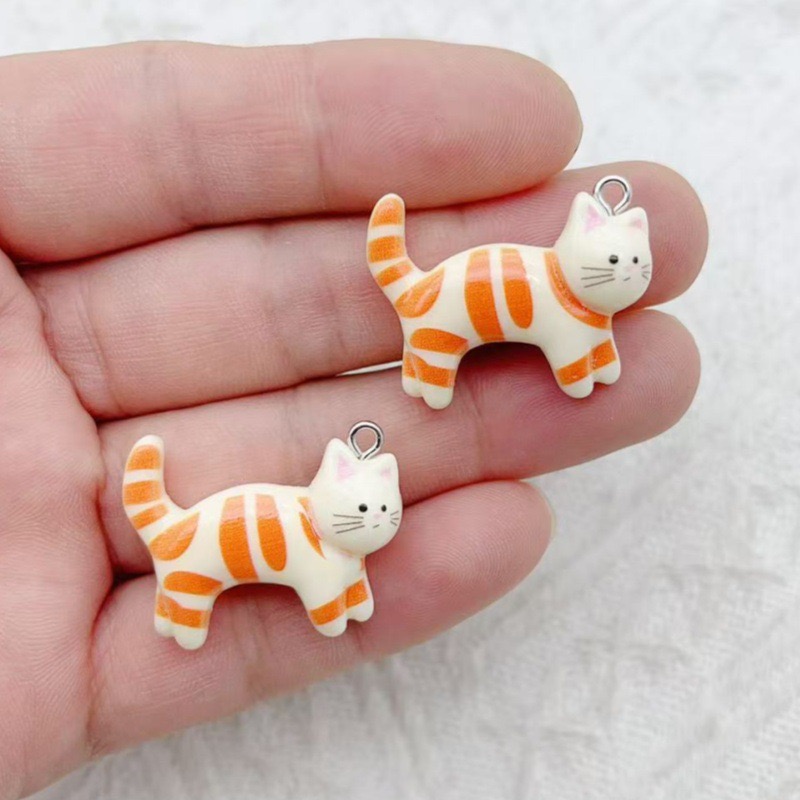 10pcs resin cartoon cat animal – обзор и цена Jewelry & Watches Review