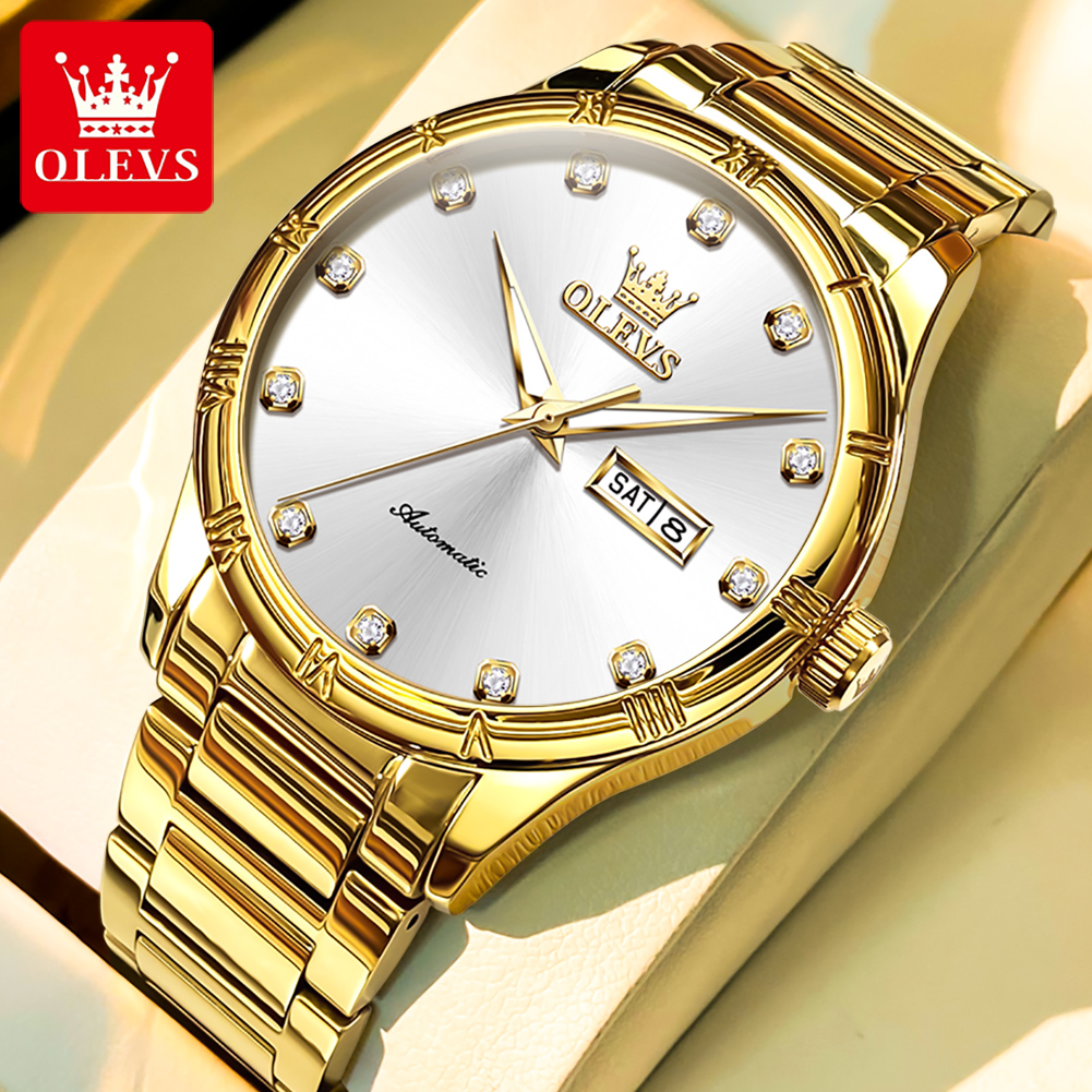 OLEVS Men's Watches Luxury Cas – обзор и цена Mens Mechanical Watch