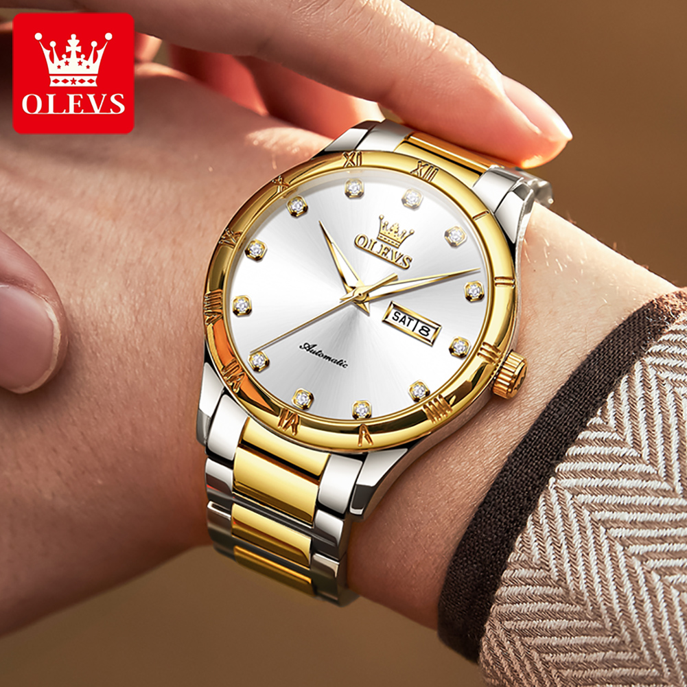 OLEVS Men's Watches Luxury Cas – обзор и цена Mens Mechanical Watch