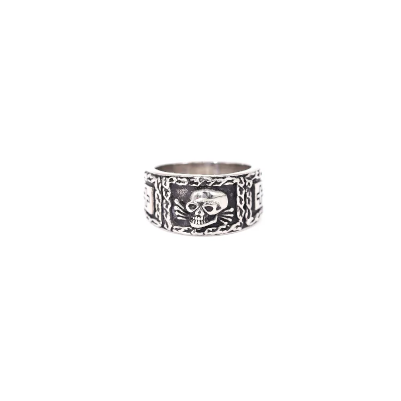 Vintage Stainless Steel Signet – обзор и цена Gothic Skull Ring