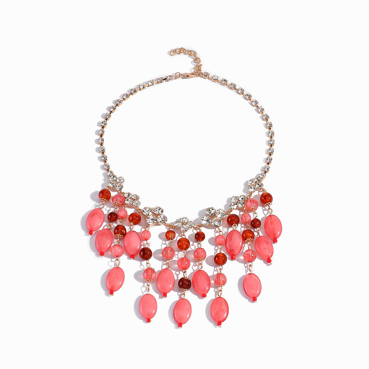 Trendy Pink Red Teardrop Beade – обзор и цена Jewelry & Watches Store