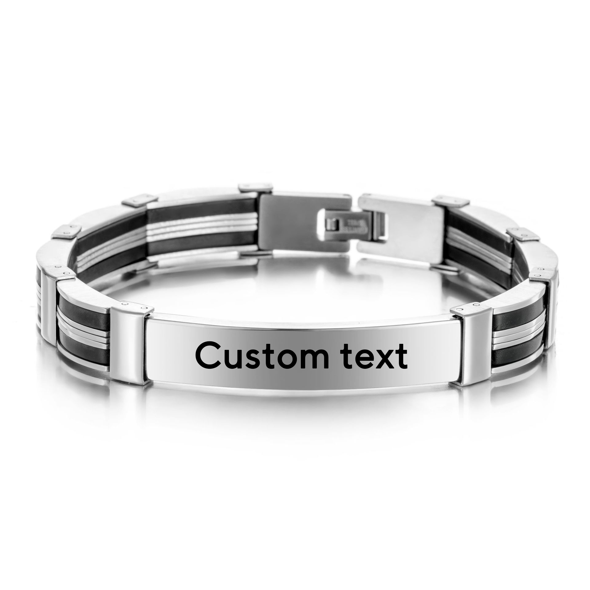 Punk Custom TEXT Name Men Stai – обзор и цена Jewelry Watches For Men