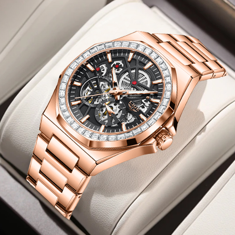 LIGE Original Design Mechanica – обзор и цена Mens Mechanical Watch