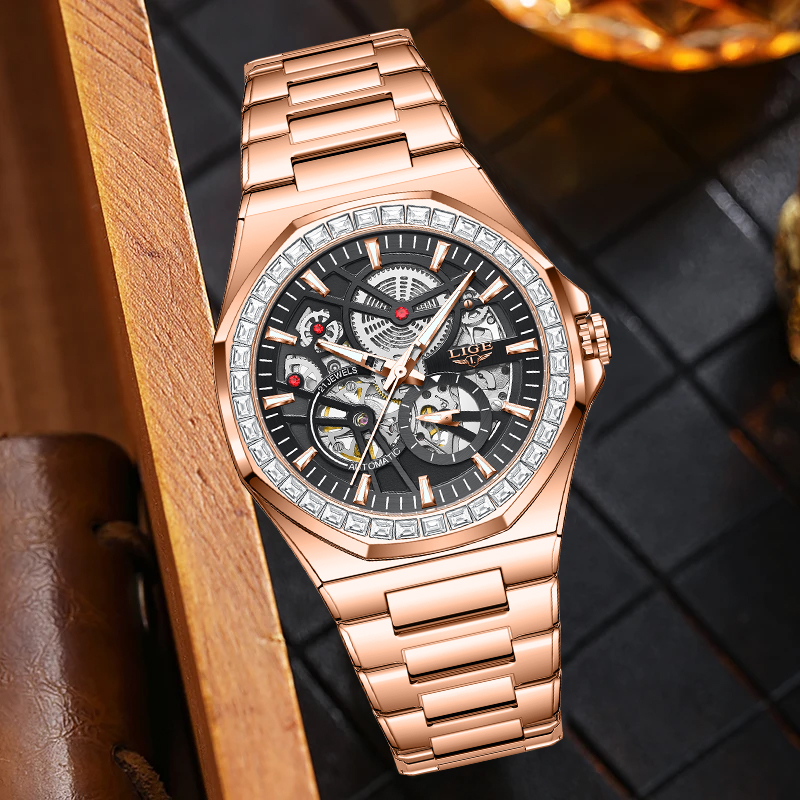 LIGE Original Design Mechanica – обзор и цена Mens Mechanical Watch