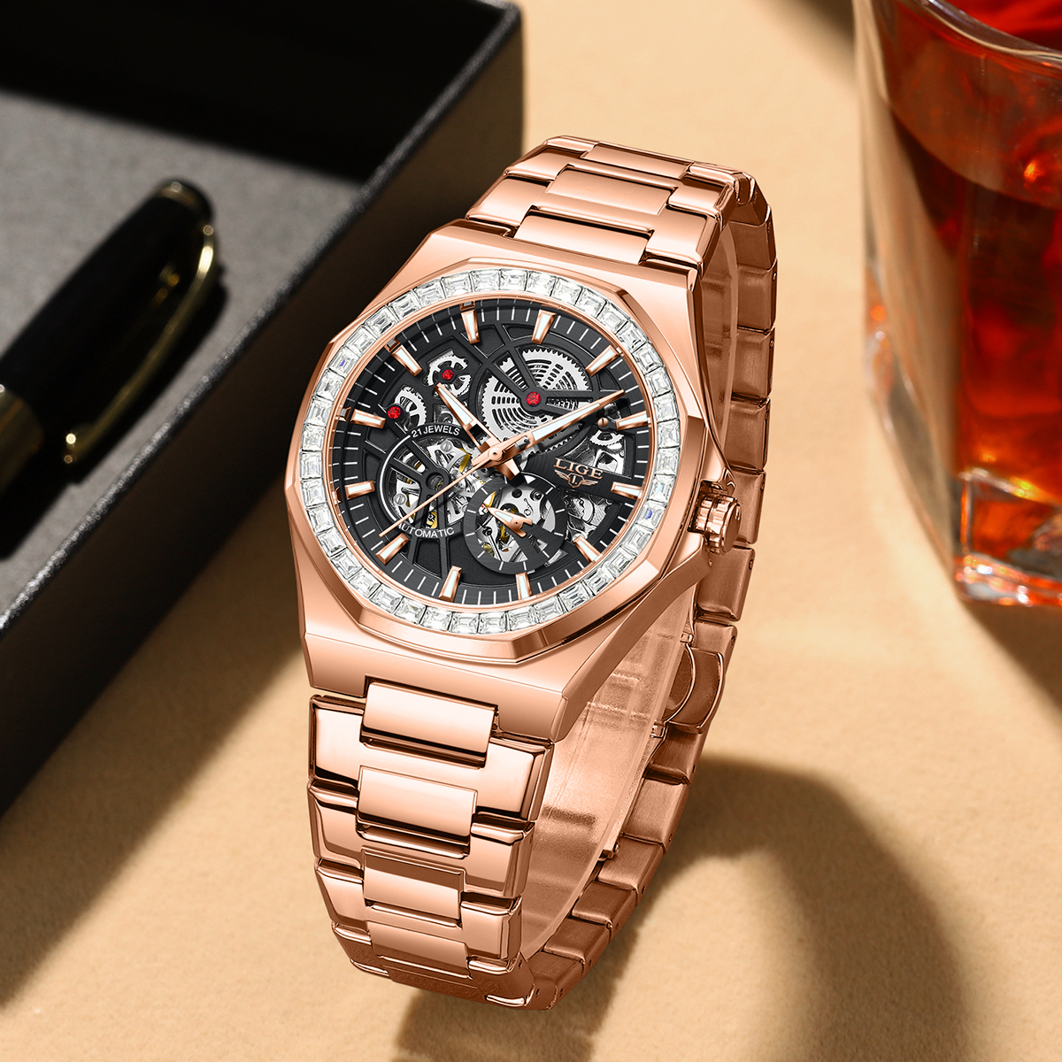 LIGE Original Design Mechanica – обзор и цена Mens Mechanical Watch