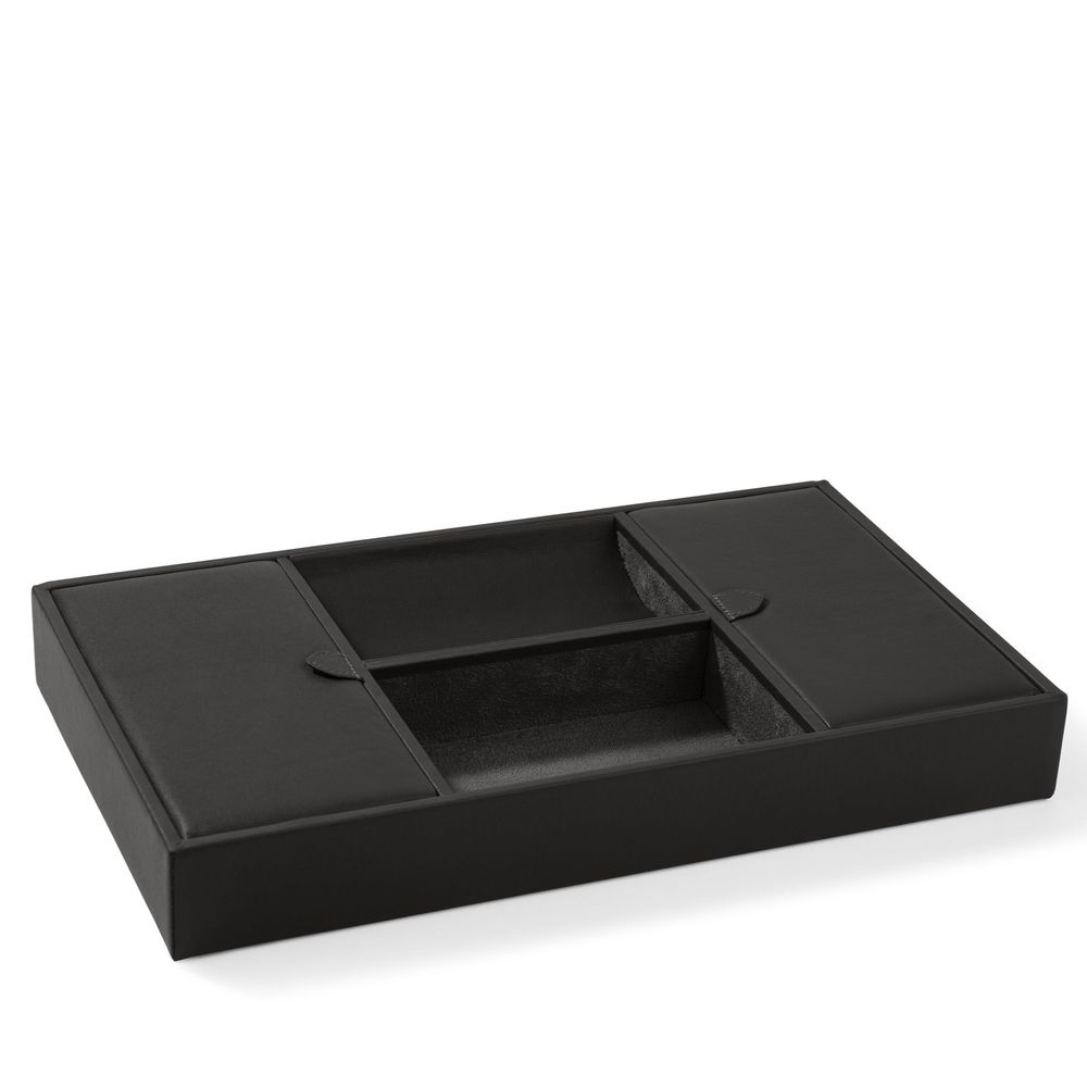Black Onyx Deluxe Valet Tray J – обзор и цена Jewelry Organizer Watches
