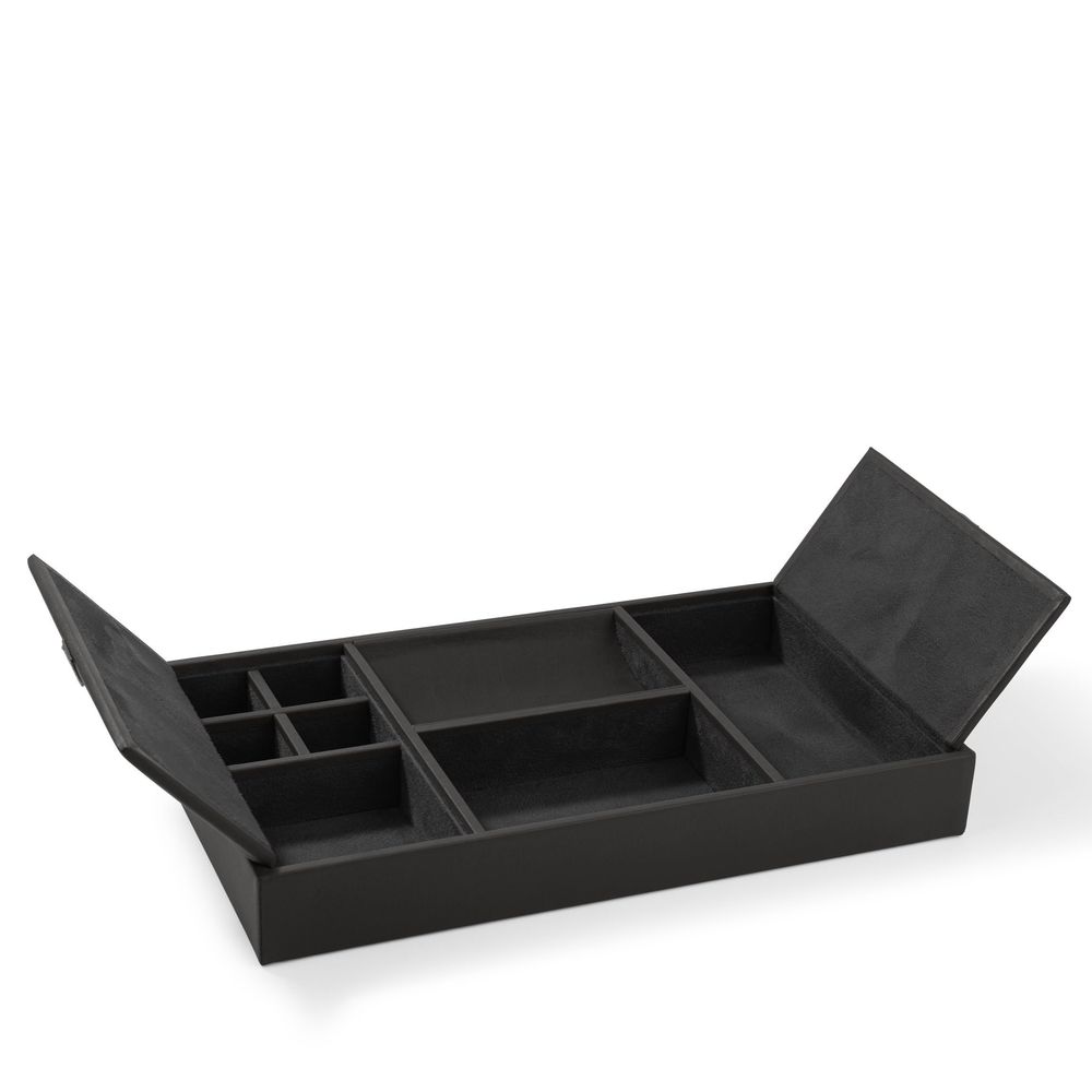 Black Onyx Deluxe Valet Tray J – обзор и цена Jewelry Organizer Watches