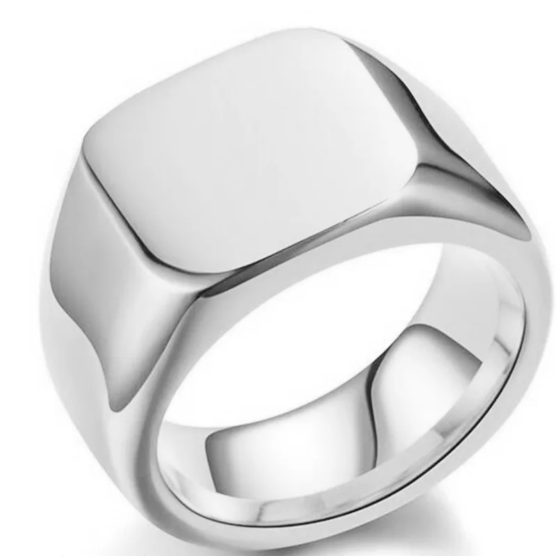 Signet Square Finger Rings For – обзор и цена Mens Signet Ring