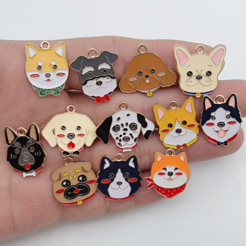 12pcs cartoon pet spotted dog  – обзор и цена Jewelry & Watches Review