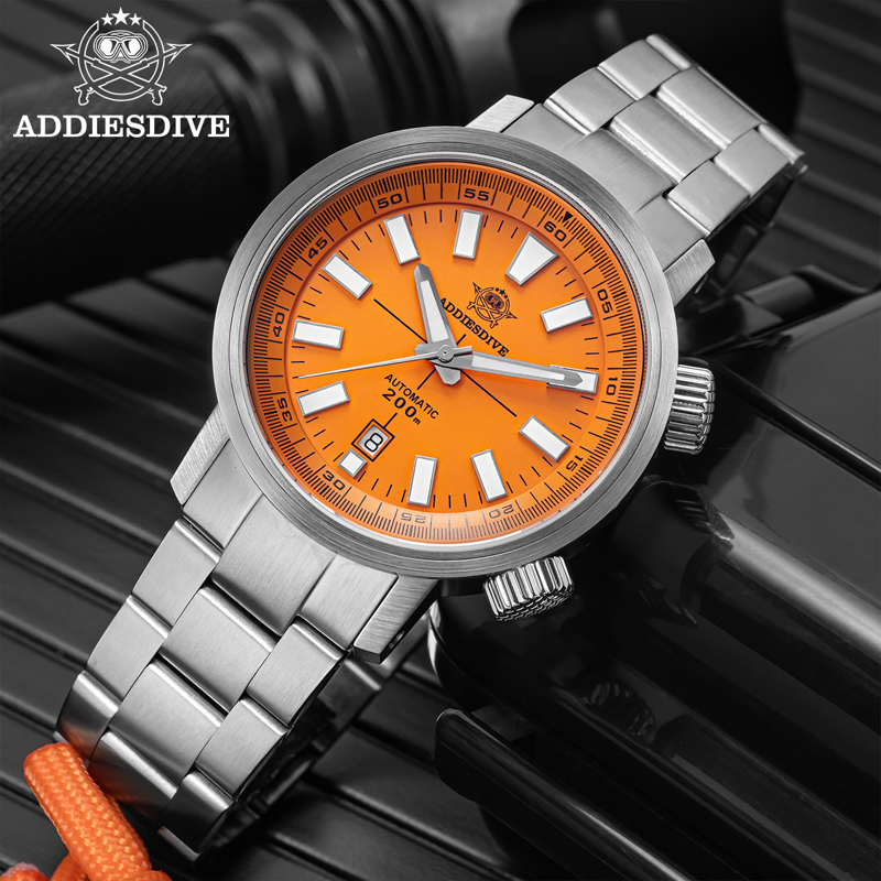 ADDIESDIVE 42MM Automatic Mech – обзор и цена Mens Mechanical Watch