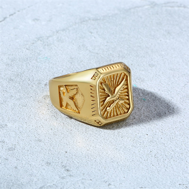 Bald Eagle Signet Ring For Men – обзор и цена Mens Signet Ring