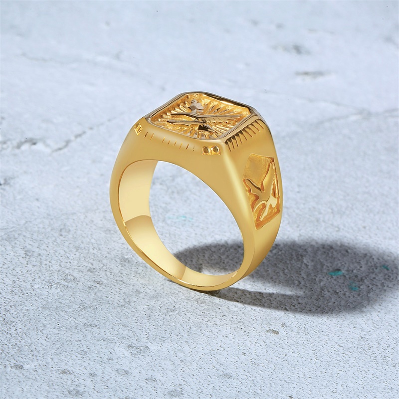 Bald Eagle Signet Ring For Men – обзор и цена Mens Signet Ring