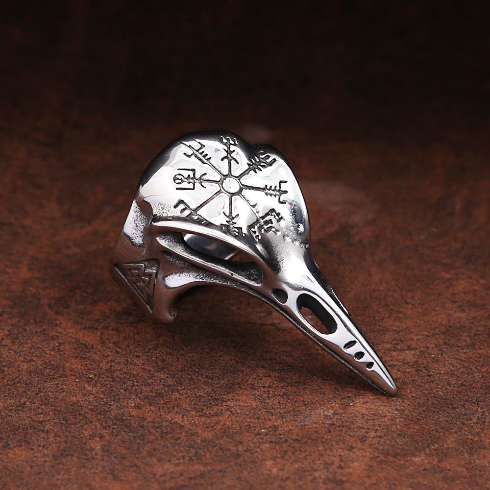 Gothic Vintage Odin Crow Skull – обзор и цена Gothic Skull Ring