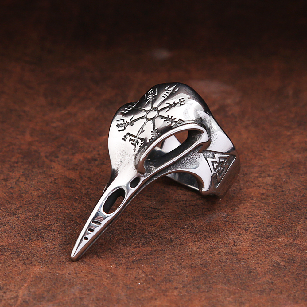 Gothic Vintage Odin Crow Skull – обзор и цена Gothic Skull Ring