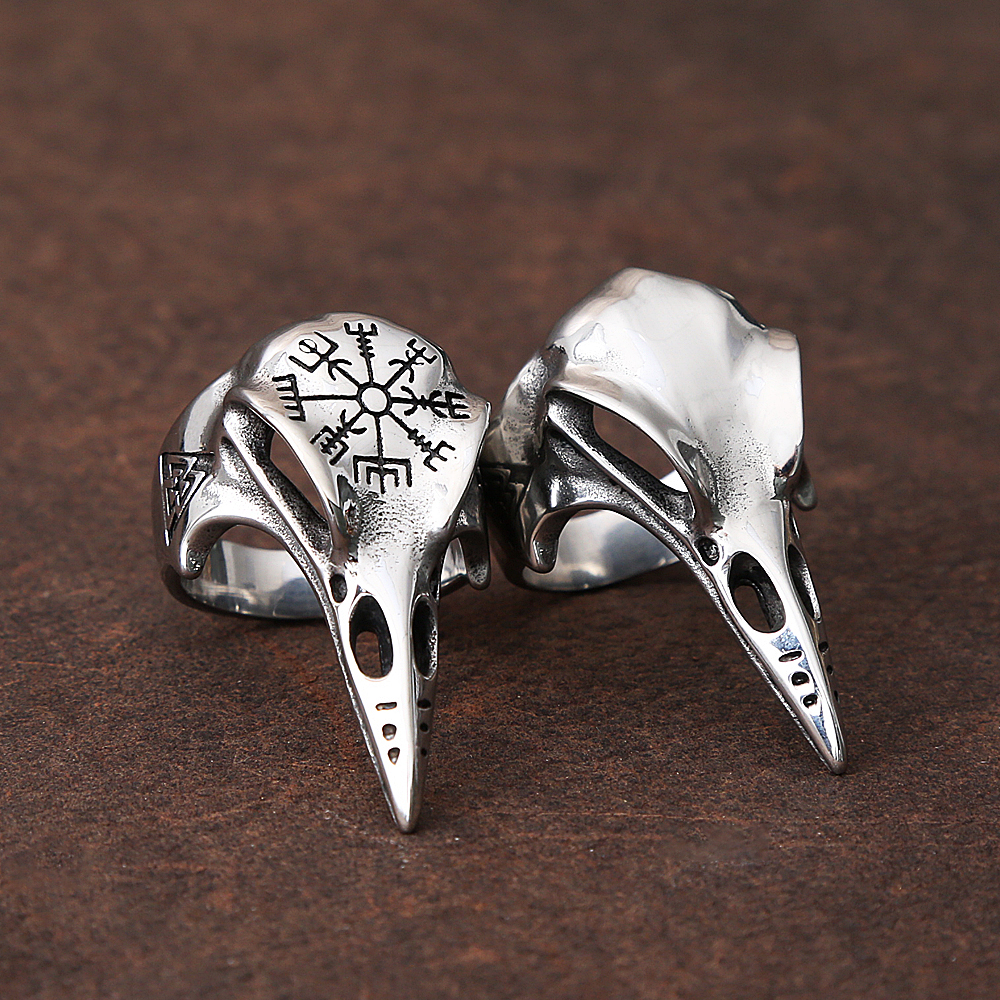 Gothic Vintage Odin Crow Skull – обзор и цена Gothic Skull Ring