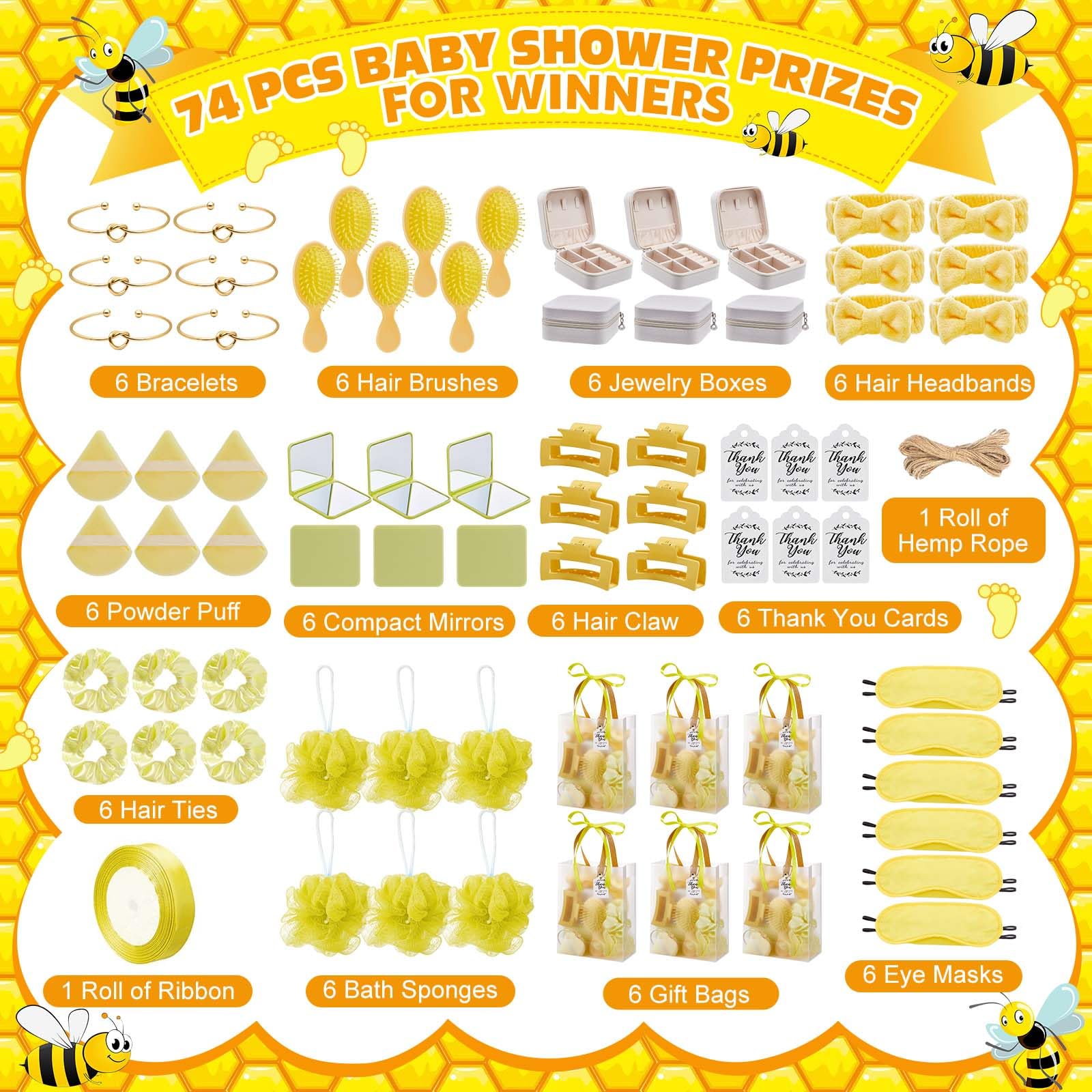 74Pcs Baby Shower Prizes for G – обзор и цена Jewelry & Watches Review