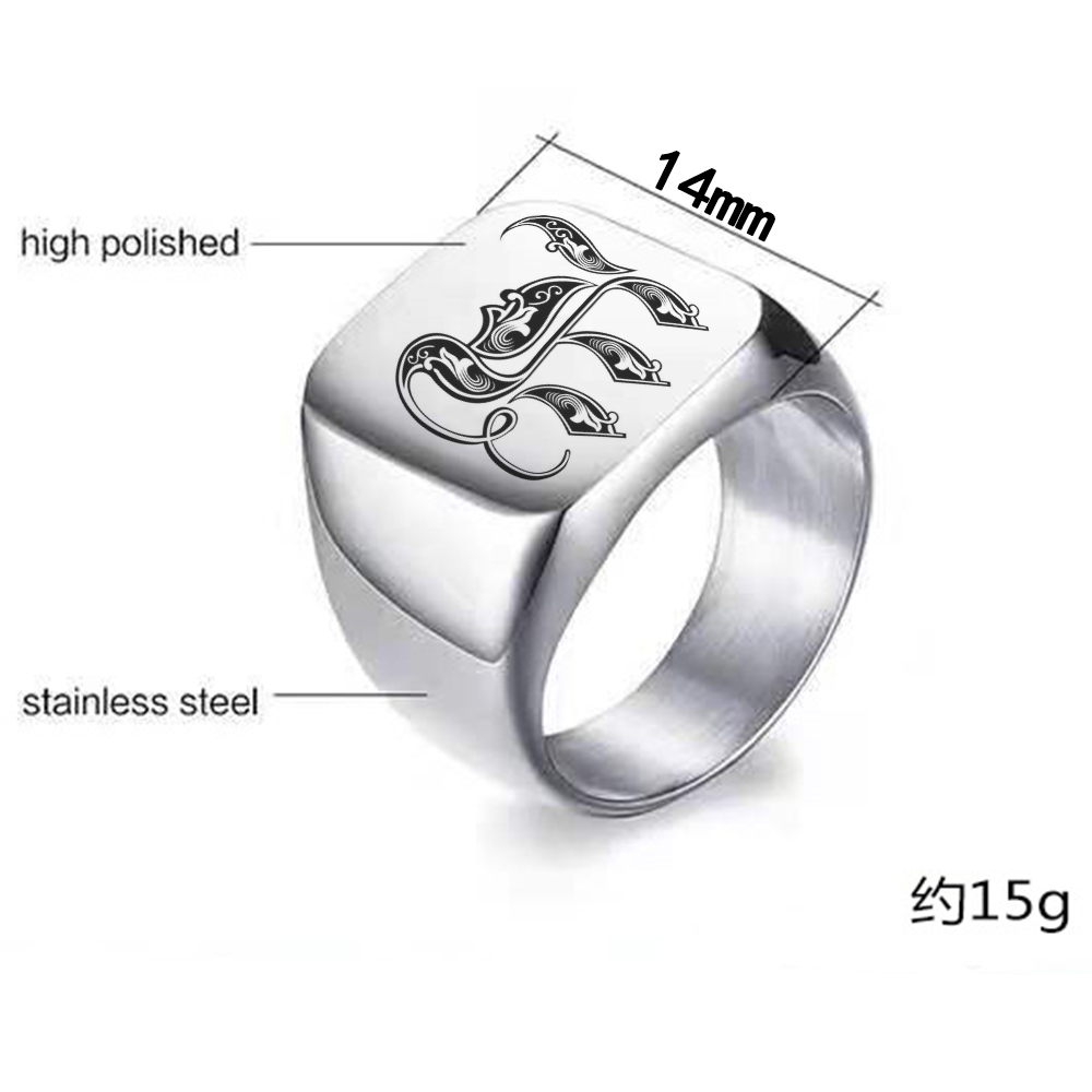 Personalised Initial Engrave A – обзор и цена Mens Signet Ring