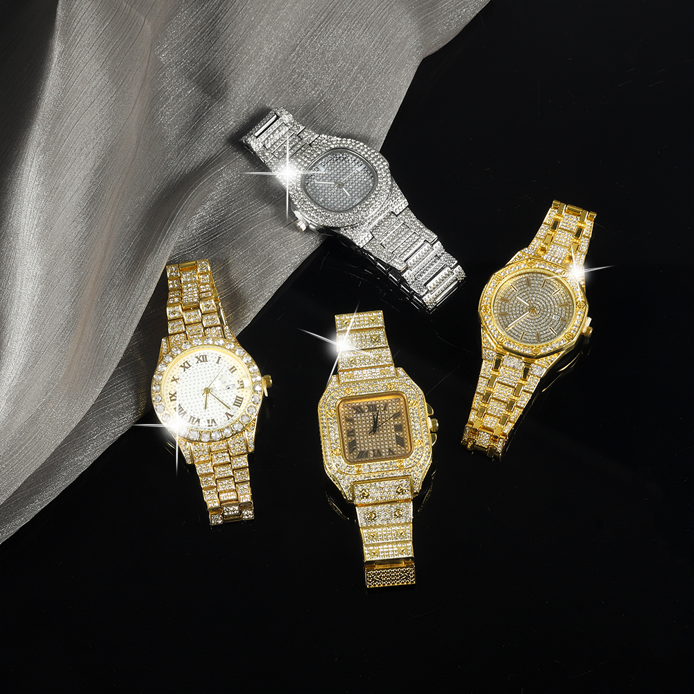 New Punk Men Watch Iced Out Di – обзор и цена Jewelry Watches For Men